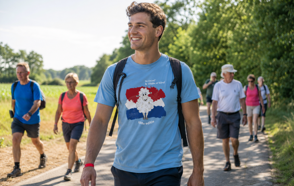 Blauwe dinsdag shirt