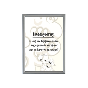 Kuddegedrag poster