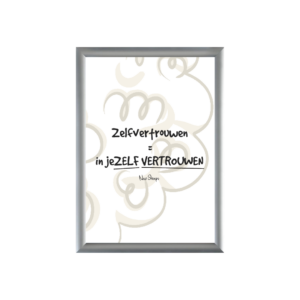 Poster zelfvertrouwen
